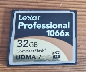 Lexar Professional 32gb Compact Flash 800x USMA 7 Memory Card