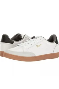 PENGUIN Men’s Size 13 White Leather Sneakers Shoes Braylon EUC Classic Preppy - Picture 1 of 12