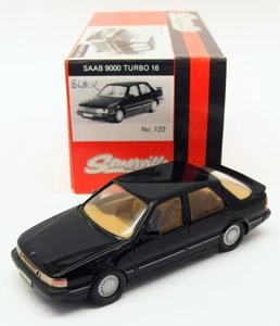 Somerville Models 1/43 Scale 122 - Saab 9000 Turbo 16 - Black - Picture 1 of 5
