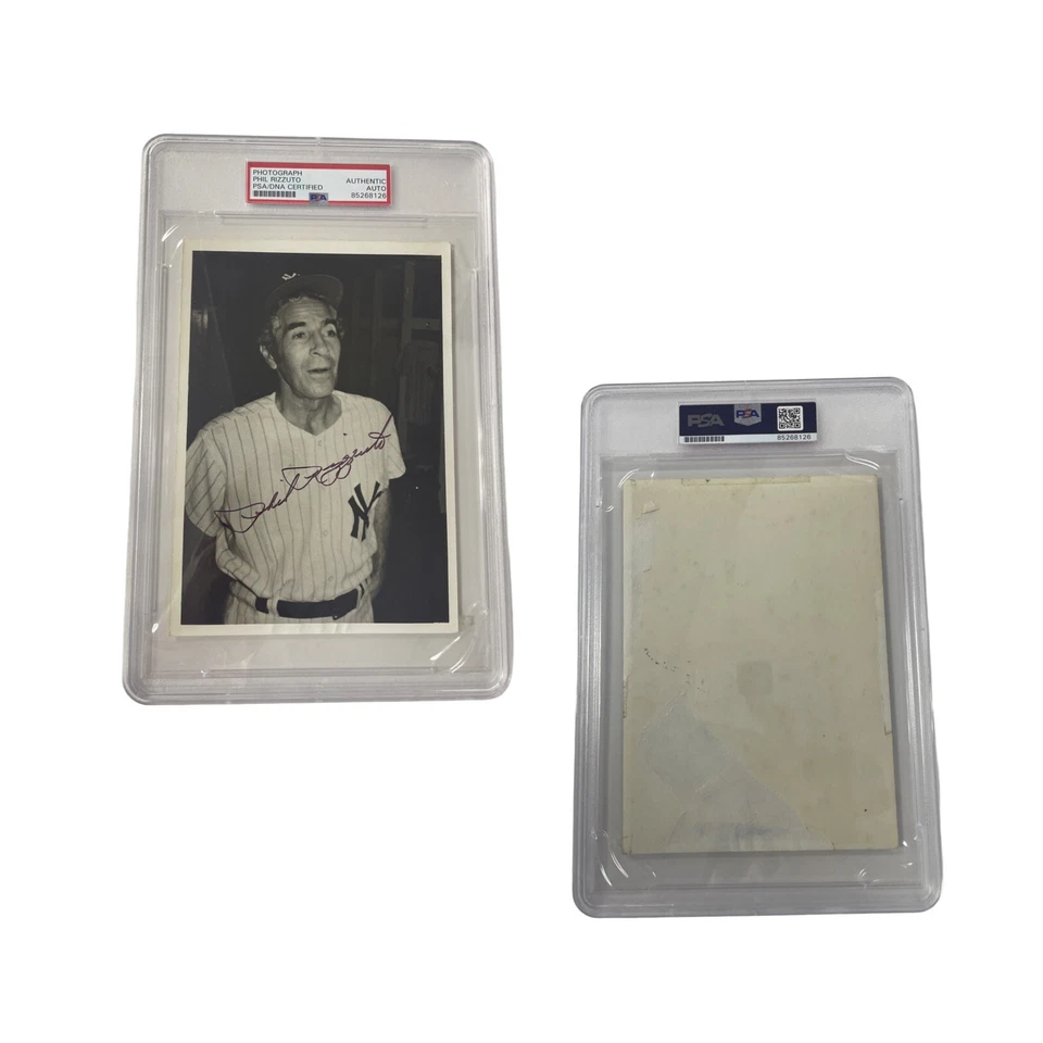 Phil Rizzuto Autographed Yankees Original Photo CERTIFIED AUTHENTIC PSA AUTO - Image 1 of 1