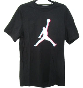 Jordan air Herren T-Shirt Gr. M in schwarz mit Aufdruck - Bild 1 von 2