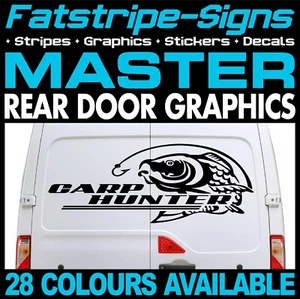 passend für RENAULT MASTER CARP HUNTER ANGELN CAMPER VAN AUFKLEBER GRAFIK DECALS - Bild 1 von 2