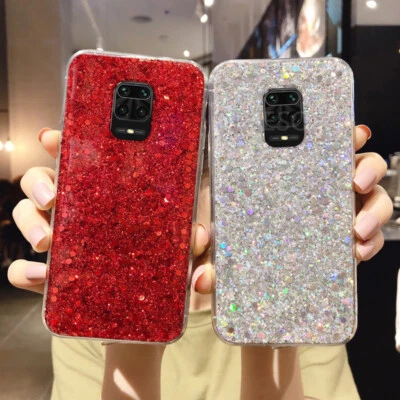 Funda Silicona Brillante Antigolpes para Xiaomi Redmi Note 10 9s 8 7 Pro Foto 1 de 4