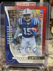 2019 Panini Absolute Red squares Parris Campbell Rc Rookie Auto/30 Colts💥 - Picture 1 of 3