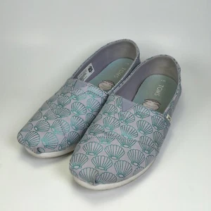 TOMS Womens US 7 You Are Mer-mazing Metallic Shell Lavender Teal - Picture 1 of 7