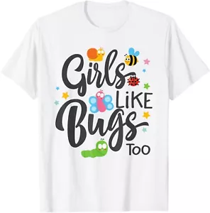 Bug Hunter Catcher Entomologist Insects Lovers Girls Women Gift Unisex T-Shirt - Picture 1 of 3