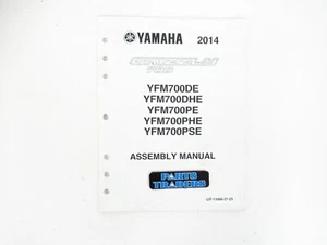 Nuevo de lote antiguo conjunto de fábrica de concesionario Yamaha manual Grizzly 700 4x4 FI/EPS FI 2014 - Imagen 1 de 2