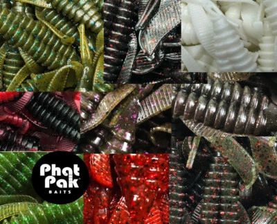 PHAT PAK BAITS Rage Bug Style Plastic Beaver Creature Bait Punching Bass Fishing Lure 20ct 4"