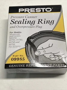 Presto 09985 Steel Black Pressure Canner Sealing Ring with Overpressure Plug - Picture 1 of 2