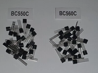 50x Transistor Sortiment 25x BC550C / 25x BC560C - Bild 1 von 4