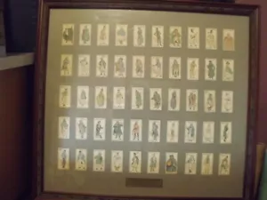 Spieler Zigarettenkarten Figuren aus Dickens 1923 Komplettsatz 50 GERAHMTE PIX - Bild 1 von 24