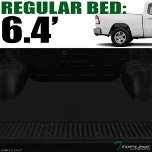 TLAPS For 2019-2024 Dodge Ram 1500 6.4 Feet Rubber Truck Bed Trunk Mat Liner v2 - Picture 1 of 6
