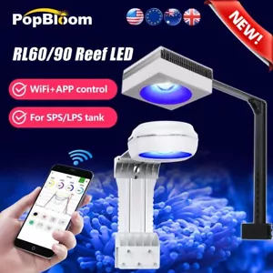 PopBloom Wifi Aquarium Light Marine Aquarium Reef Light for Saltwater Coral Tank - Picture 1 of 12