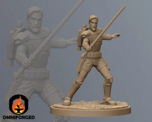 Satine Knight Star Wars Legion Shatterpoint Anvilrage 3D gedruckt Mini Miniatur - Bild 1 von 4