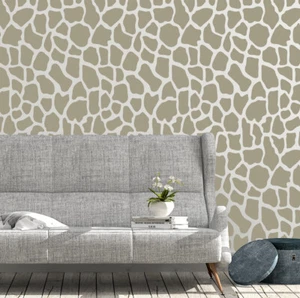 Giraffe Stencil Animal Print Allover Pattern Paint Furniture Wall Reusable TE485 - Picture 1 of 20