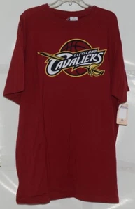 Majestic Camiseta Alta Extra Grande Con Licencia de los Cleveland Cavaliers Granate de la NBA - Imagen 1 de 5
