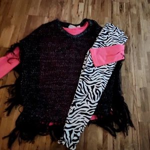 Nwt Girls Piper 3 piece outfit size 6/6X zebra print - Picture 1 of 7