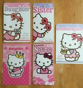 'Daughter, Granddaughter, Sister, Niece' Hello Kitty Birthday Card - Picture 1 of 36