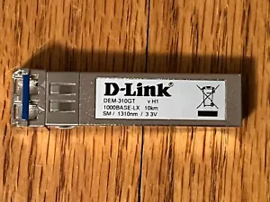 D-Link DEM-310GT-H1 1G SFP fiber transceiver - Picture 1 of 2