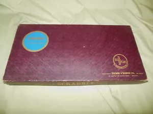 JUEGO DE SCRABBLE Selright Selchow & Righter Co 1948 ¡FECHA DE DERECHOS DE AUTOR! - Imagen 1 de 4