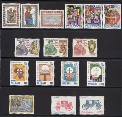 VATICAN  1985  #752-767a  MINT NH - Image 1 of 2