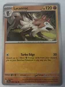 SV05: Temporal Forces #090/162 Lycanroc Pokemon TCG NM - Picture 1 of 2