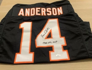 KEN ANDERSON CINCINNATI BENGALS Signed Jersey 1981 NFL MVP - Picture 1 of 1