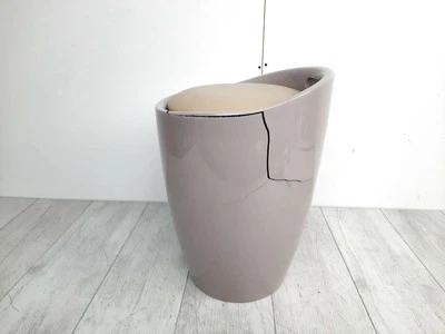 Freistehender Wäschesammler Wenko 20l mit Stauraum - BESCHÄDIGT - Bild 1 von 4