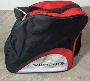 Salomon Ski Boots Travel Bag - Black Silver and Red - Picture 1 of 6