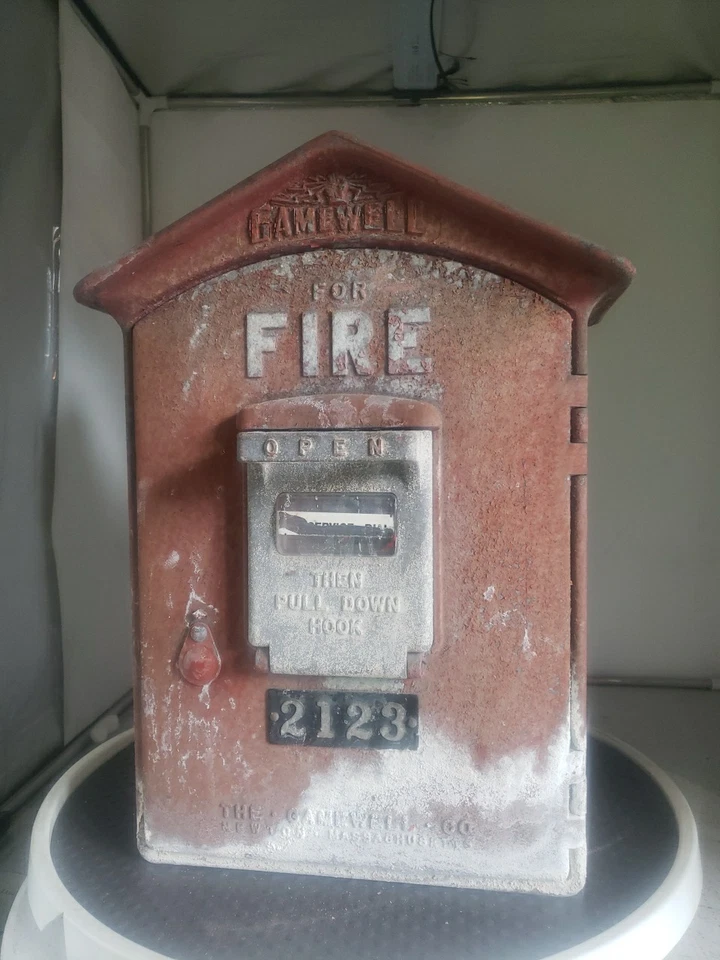 Gamewell пожарная сигнализация коробка. Без ключа. Винтаж  - Изображение 1 из 4