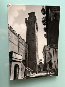 Cartolina Viaggiata f.to grande - Castel S. Pietro - Torre del Cassero - 1957 - Foto 1 di 2
