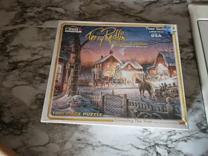 PUZZLE White Mountain Trimming The Tree Terry Redlin Nuevo Precintado - Imagen 1 de 5