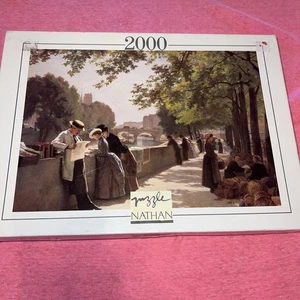 2000p Puzzle Nathan Grands Peintres Collection Jules Trayer Les Grands Augustins - Picture 1 of 10