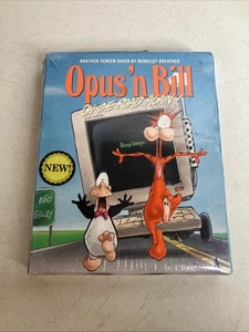 Opus 'n Bill On the Road Again! Screensaver PC Berkely Breathed 3.5 disks SEALED - Afbeelding 1 van 6