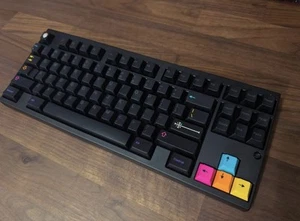 Qwertykeys Neo80 TKL Anodized Black Fully Assembled Keyboard - Picture 1 of 1