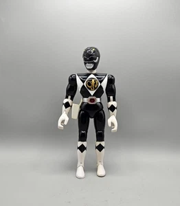 Figura de acción Bandai Mighty Morphin Black Power Ranger Zach 1995 Talking 8" - Imagen 1 de 7