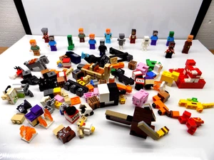 LEGO Minecraft Minifigures Fun Lot {WASHED} - Picture 1 of 13