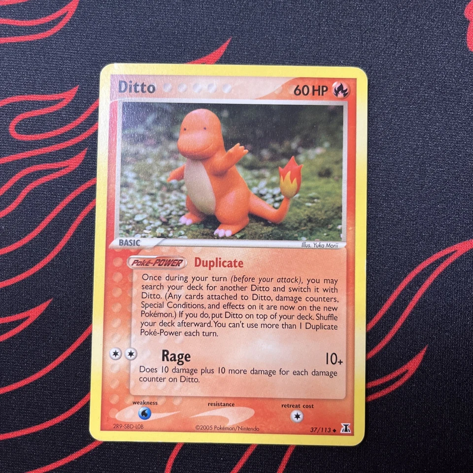 Pokemon Juego de Cartas Coleccionables Lo mismo - Charmander 37/113 Especie Delta Regular MP Foto 1 de 2