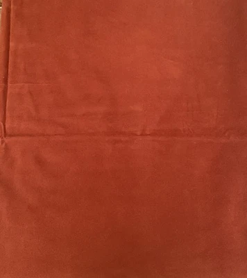 Vintage Velvet 1 1/4 Yards 42" Wide Rust Color Sewing Crafts - Image 1 of 2