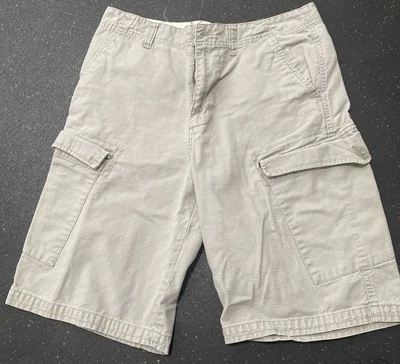 Pantalones Cortos Vans Cargo Adulto 32 Verde Bordado Logo Bolsillos Patín Grunge Y2K Para Hombres Foto 1 de 4