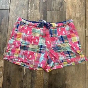 Walt Disney World Damen Shorts L kariert Mickey Mouse rosa Patchwork *Beschädigung* - Bild 1 von 7