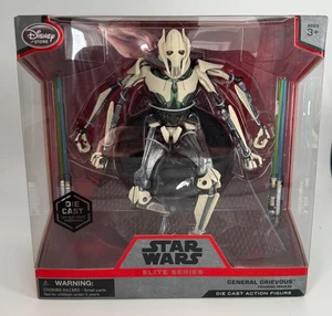 Star Wars Elite Series General Grievous Die Cast Action Figure Disney Store NEW - Picture 1 of 10