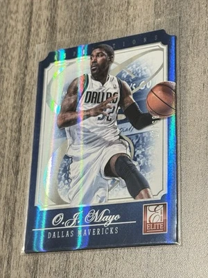2012-13 Elite - O.J. Mayo #81 Aspirations Blue Die-Cut /68 Refractor - Image 1 of 4