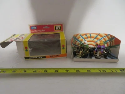 Go-Kart Britains Motorcycles #9640 paquete de 2 1974 bonito con caja Foto 1 de 4