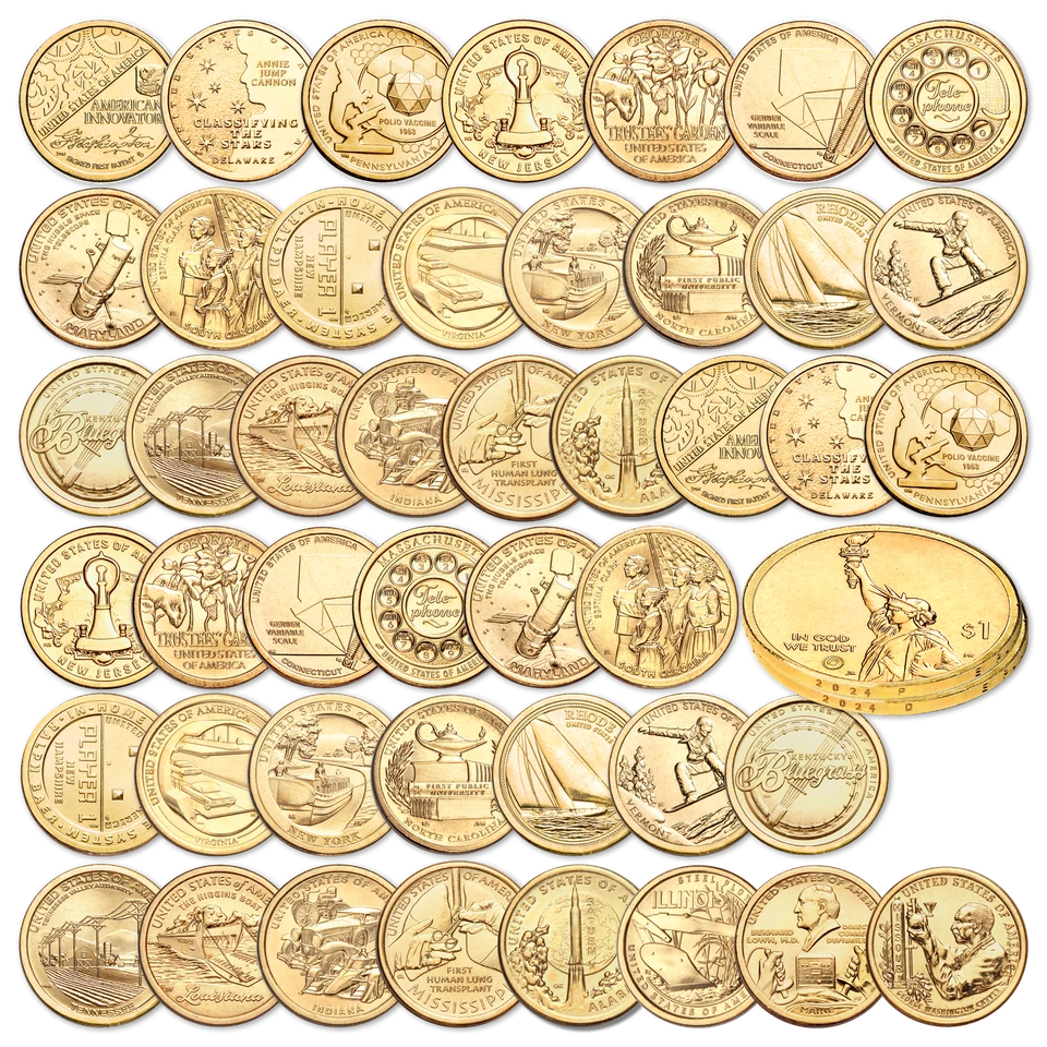 2018-2024 P&D EE. UU. Juego de dólares de innovación - 50 monedas Foto 1 de 1