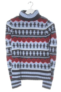 FISHBONE Jersey de cuello alto Mujeres Jersey Talla EU 36 púrpura-taupe-rojo - Imagen 1 de 5