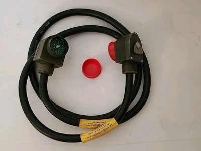 6' MIL-C-3432E Cable Assy w/  UW1326MD23 Connectors, PN CX-11016G(6FT0IN), NOS. - Image 1 of 3