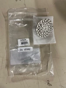 Du Verre - DVP04-SN - Pomegranate Collection Knob, Satin Nickel - Picture 1 of 6