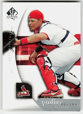 Colección SP 2005 - 2005 SP Auténtico #100 Yadier Molina BÉISBOL Cardenales Foto 1 de 2