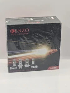 Kenzo H4 9003 HB2 LED Headlights High Low Beam Bulb 6000K Cool White 6000LM - Picture 1 of 5